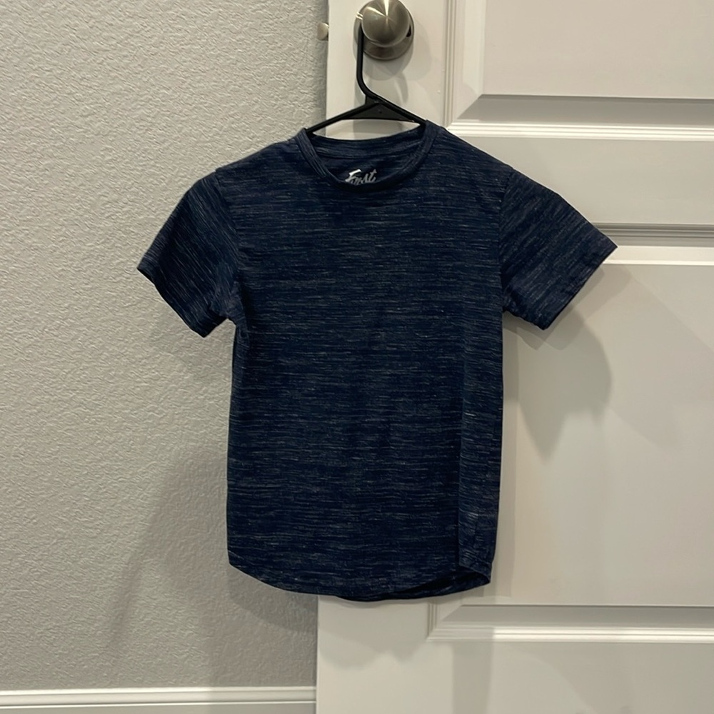 Boys Navy Heather Tee